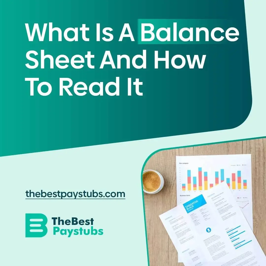 What Is A Balance Sheet And How To Read It - The Best Paystubs
