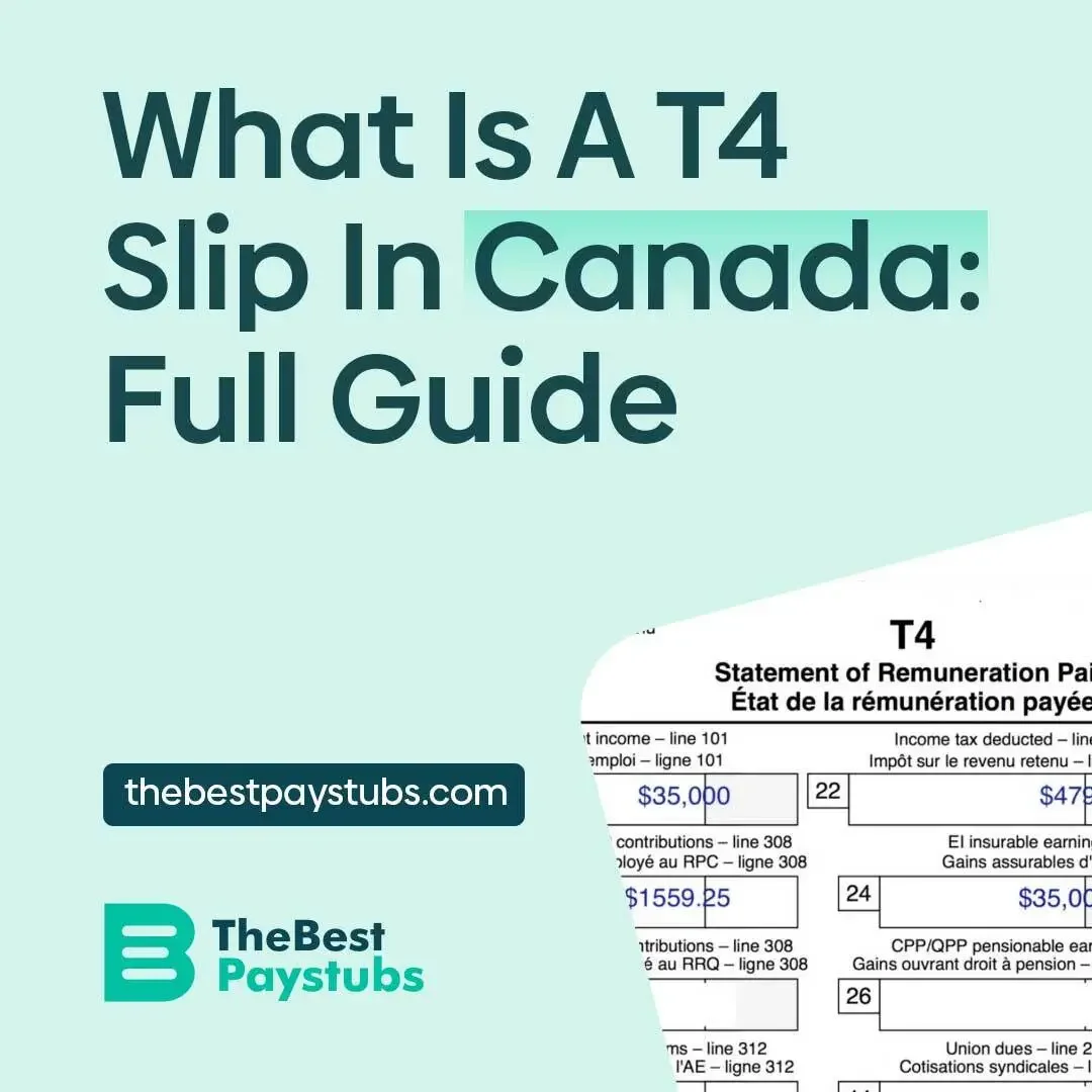 What Is A T4 Slip In Canada: Full Guide