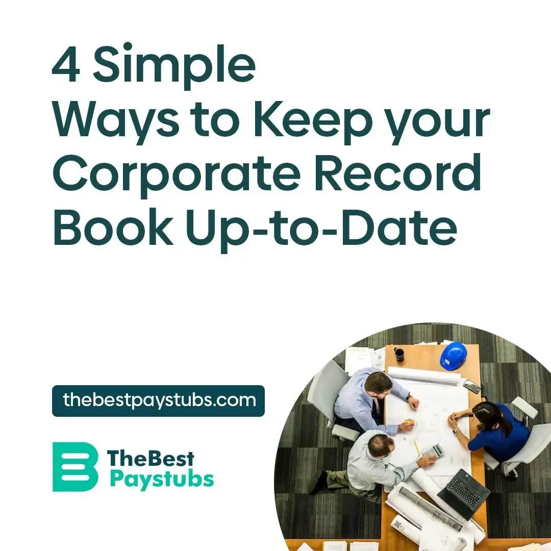 4 Simple Ways to Keep your Corporate Record Book Up-to-Date