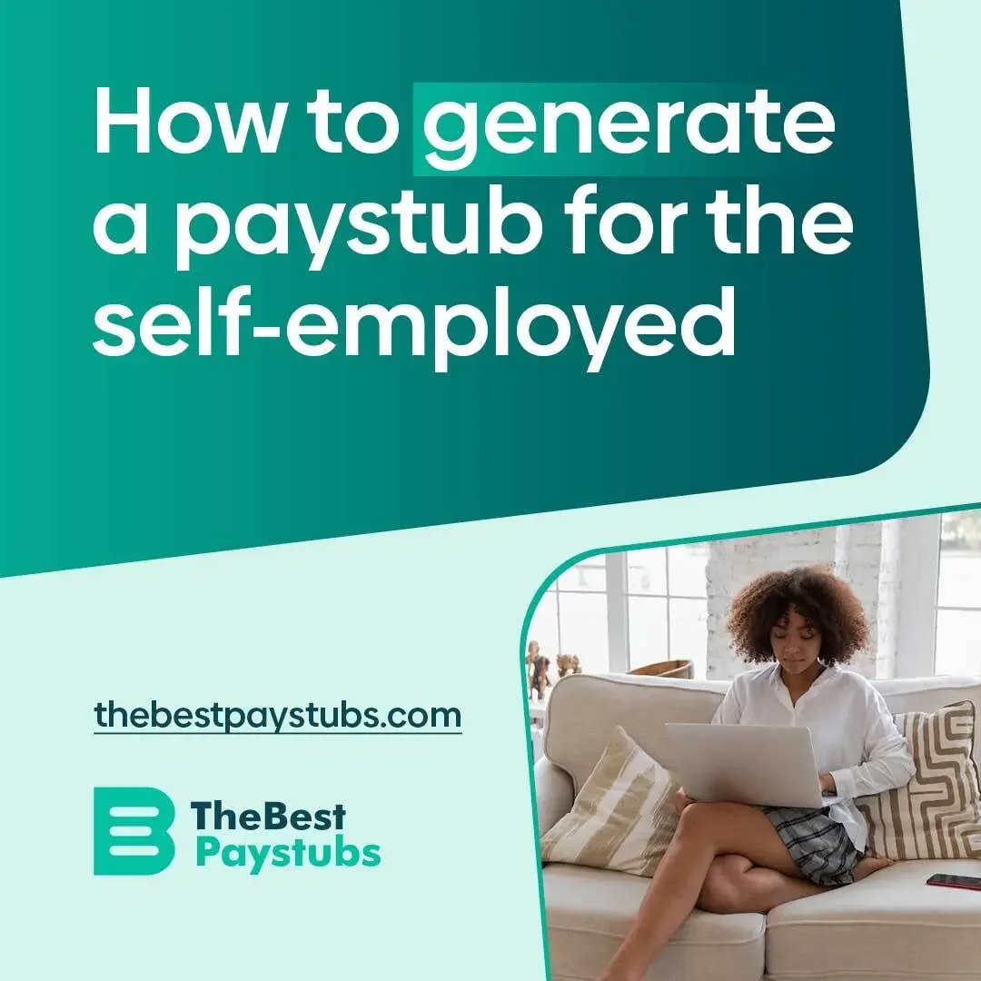 How to generate a paystub for the self-employed