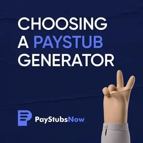 Choosing A Paystub Generator