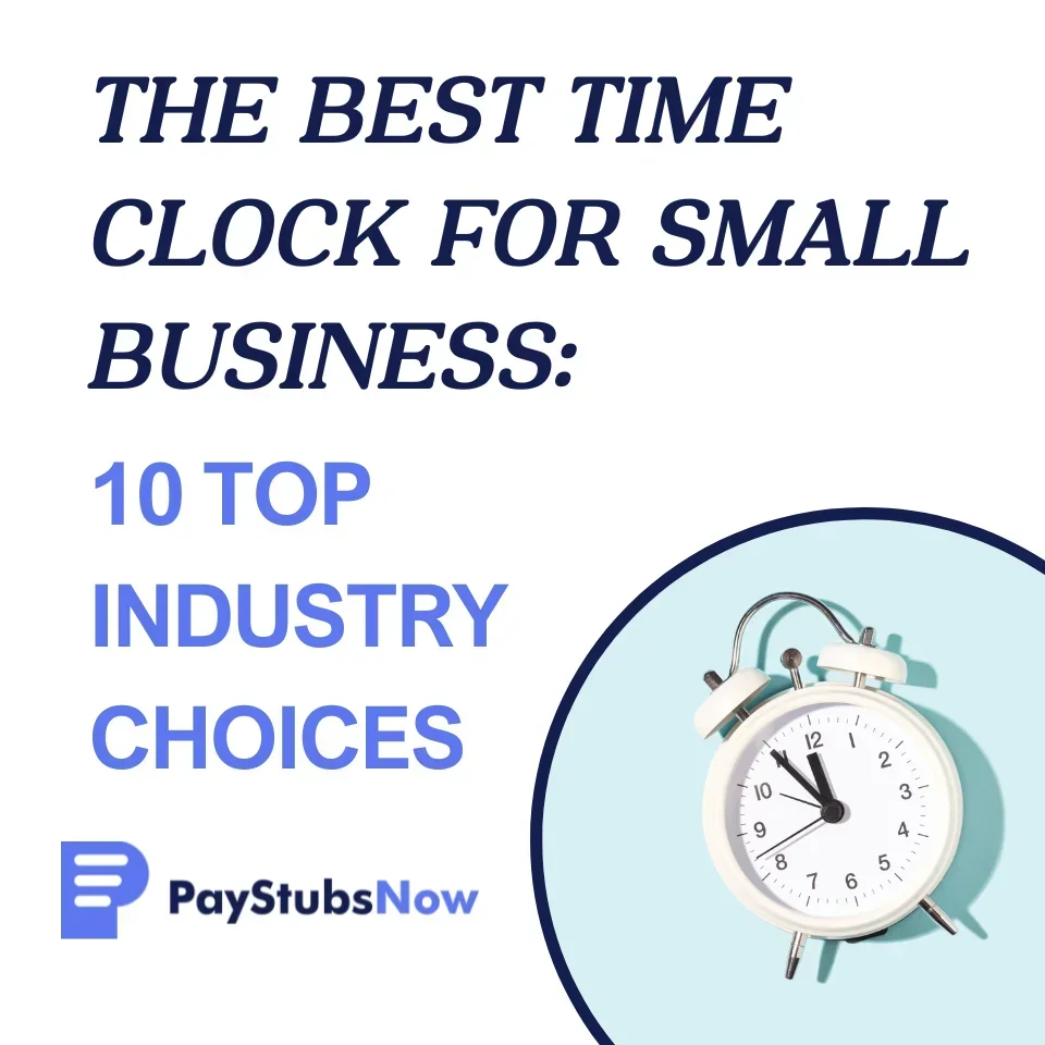The Best Time Clock for Small Business: 10 Top Industry Choices