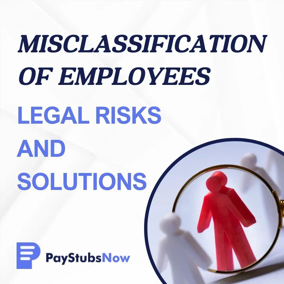 Misclassification of Employees: Legal Risks & Solutions