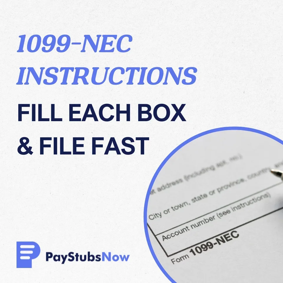 1099-NEC Instructions to Fill Each Box and File Fast