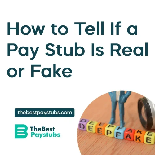 Image for How to Tell If a Pay Stub Is Real or Fake