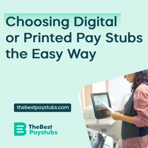 Image for Choosing Digital or Printed Pay Stubs the Easy Way