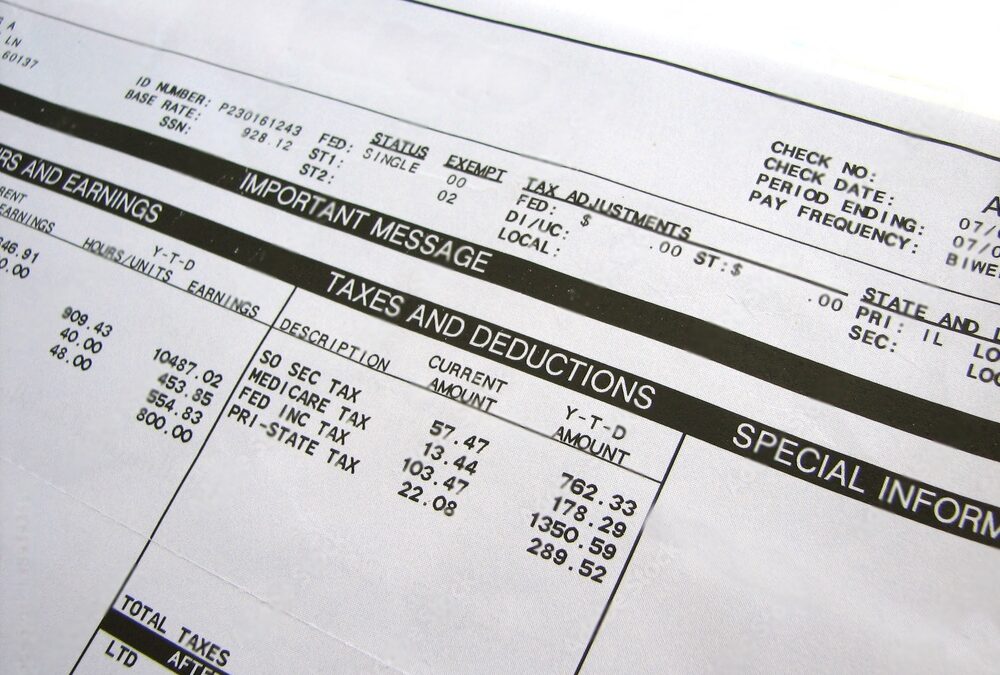 an pay periods be wrong on check stubs